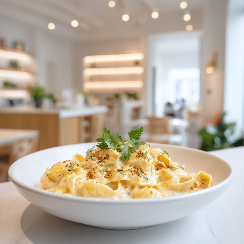 easyChef Pro Cheesy One-Pot Macaroni with Cheddar and Parmesan