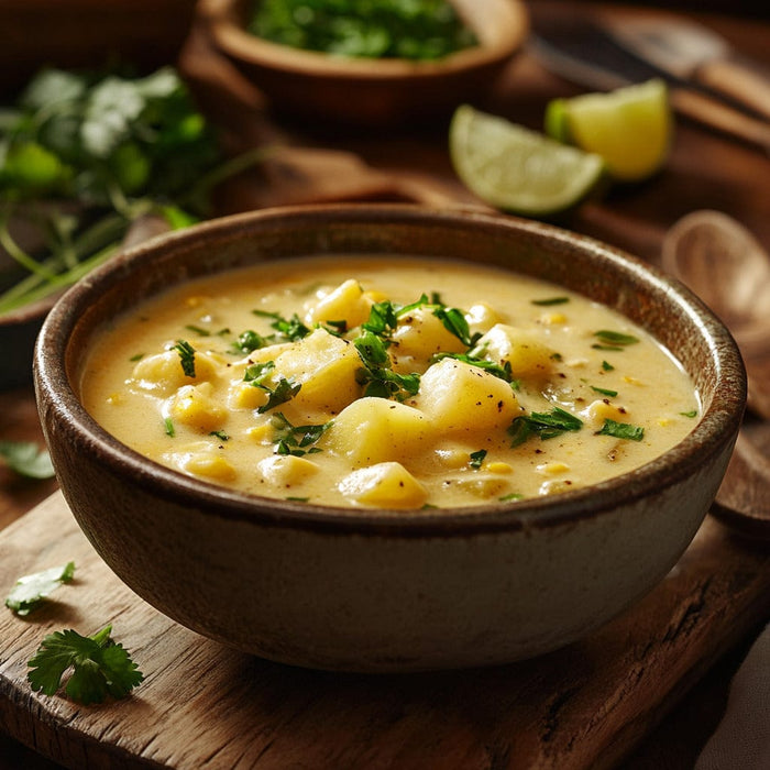 easyChef Pro Cheesy Potato and Corn Chowder