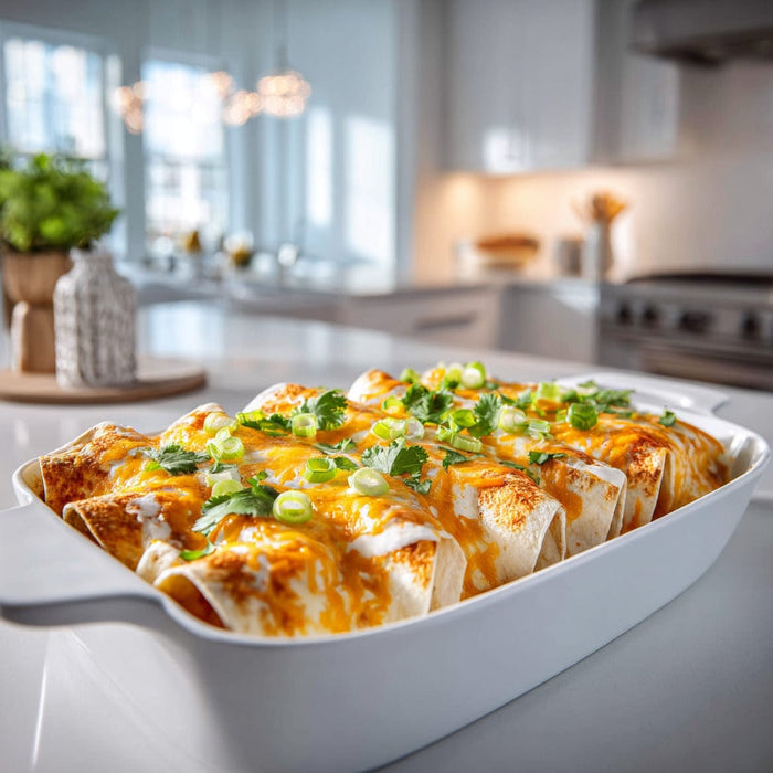 easyChef Pro Cheesy Ranch Chicken Enchiladas