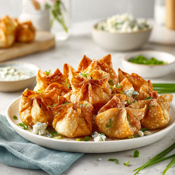 easyChef Pro Cheesy Spicy Buffalo Chicken Wontons