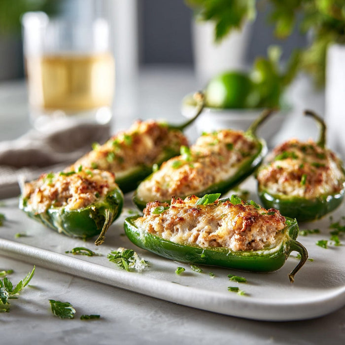 easyChef Pro Cheesy Spicy Sausage-Stuffed Jalapeños