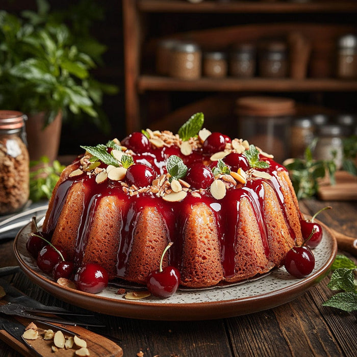 easyChef Pro Cherry Almond Cake