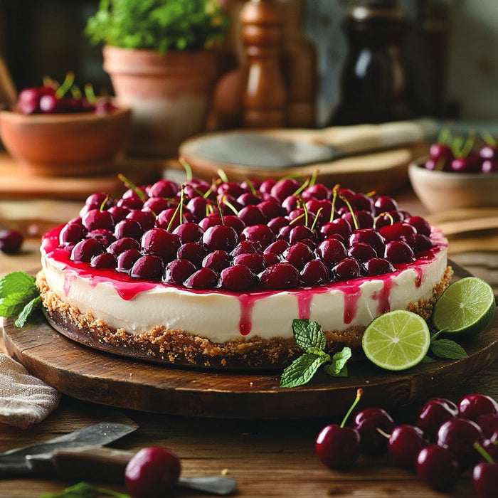 easyChef Pro Cherry Cream Cheese Pie
