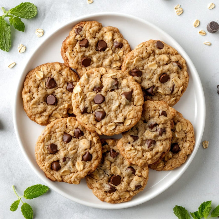 easyChef Pro Chewy Peanut Butter Oatmeal Chocolate Chip Cookies