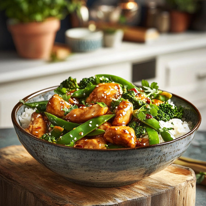 easyChef Pro Chicken and Chinese Veggie Stir-Fry