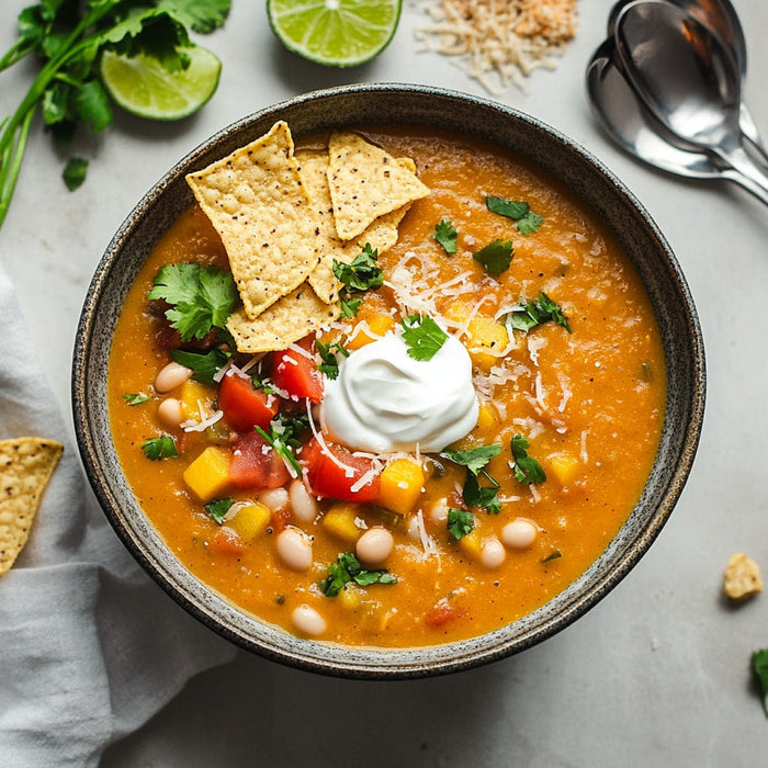 easyChef Pro Chipotle Butternut Squash & Cannellini Bean Soup
