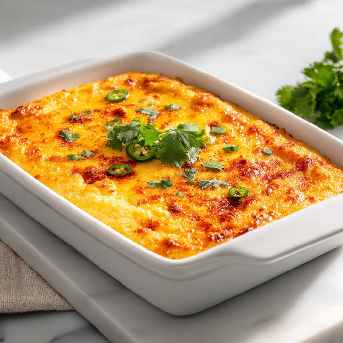 easyChef Pro Chipotle Cheddar Grits Bake