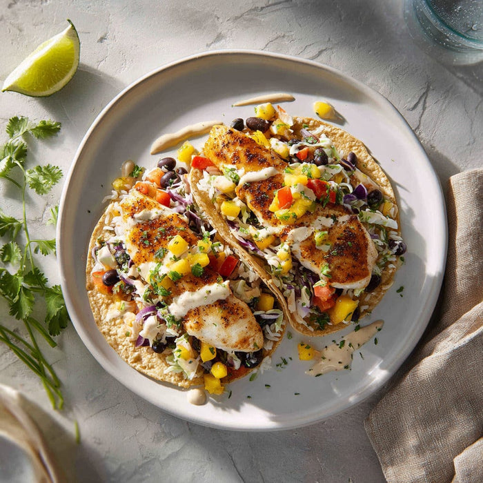 easyChef Pro Chipotle Mango Tilapia Tacos