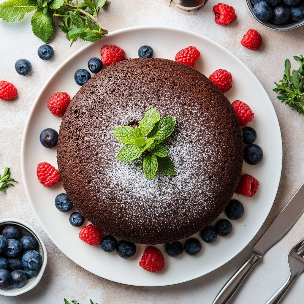 easyChef Pro Chocolate Chickpea Cake