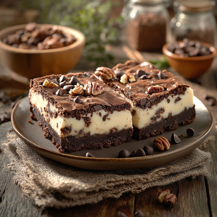 easyChef Pro Chocolate Chip Cheesecake Brownies