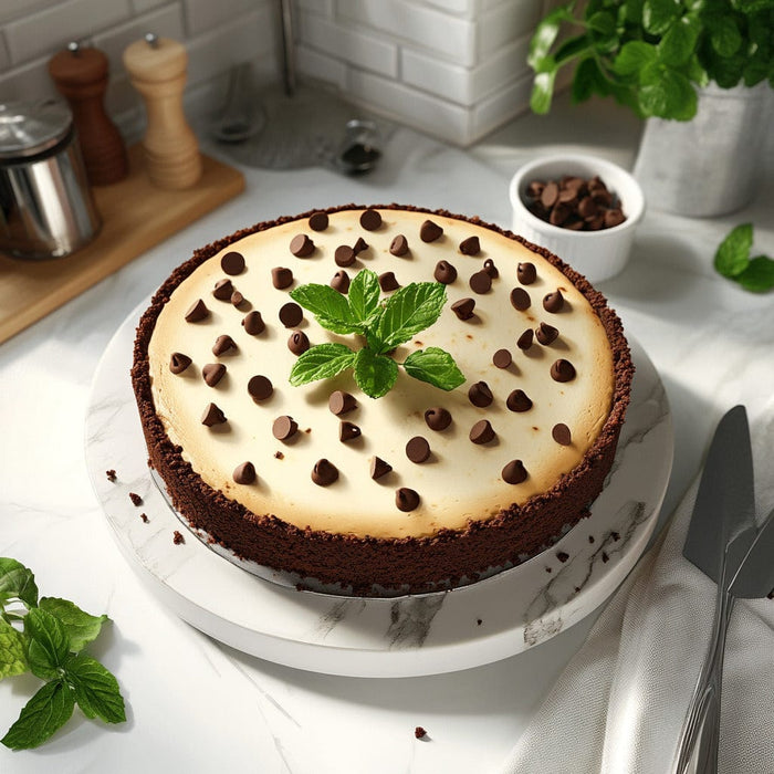 easyChef Pro Chocolate Chip Dream Cheesecake with Cocoa Crust