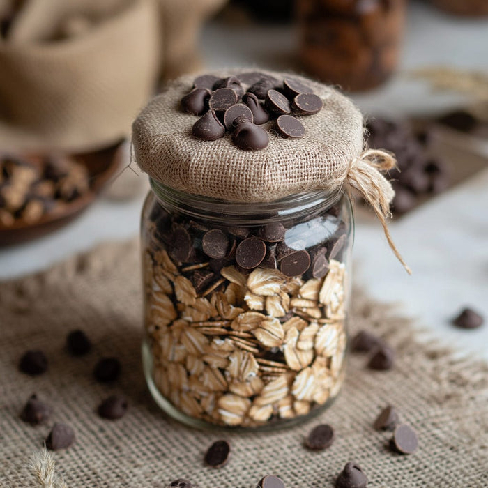 easyChef Pro Chocolate Chip Oatmeal Cookie Mix in a Jar