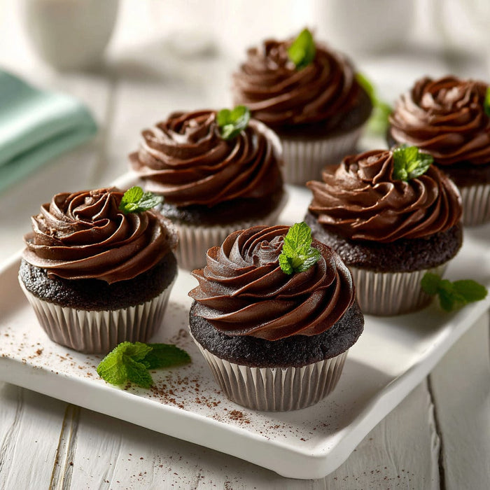 easyChef Pro Chocolate Cupcakes with a Creamy Dressing Twist