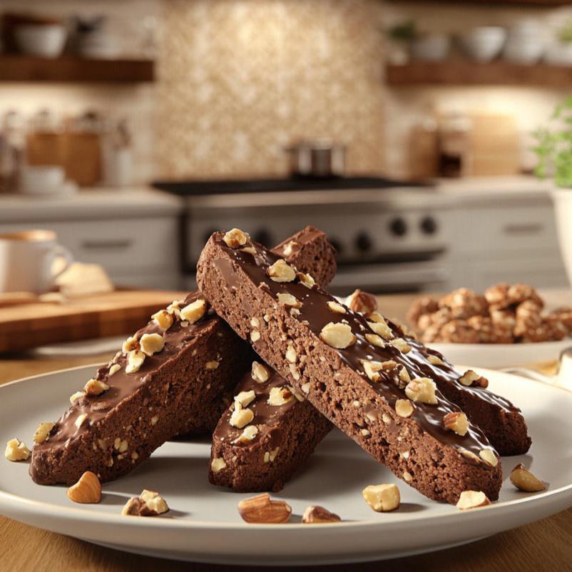 easyChef Pro Chocolate Hazelnut Biscotti