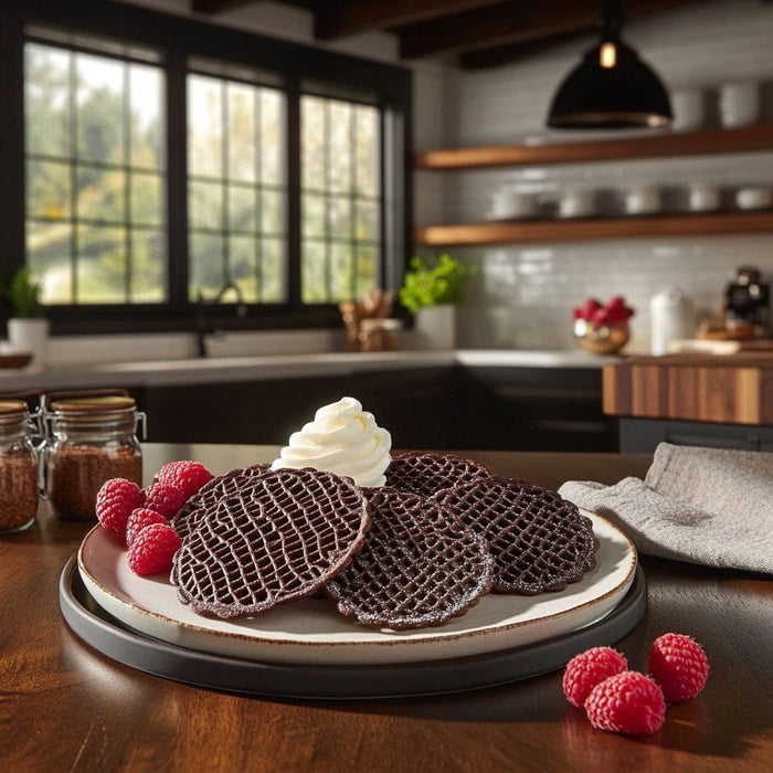 easyChef Pro Chocolate Hazelnut Pizzelles