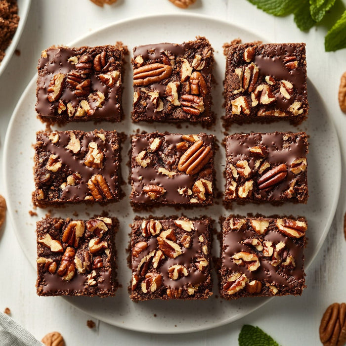 easyChef Pro Chocolate Pecan Bars with Caramelized Crust