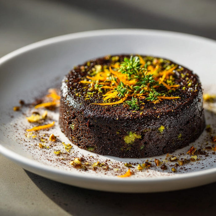easyChef Pro Chocolate Zucchini Cake with Carrot and Date Twist