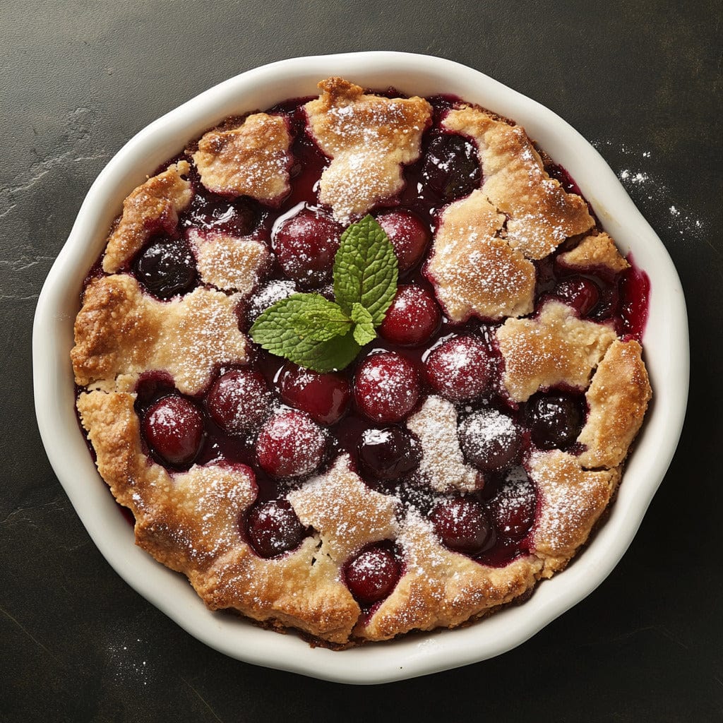 easyChef Pro Cinnamon Cherry Cobbler