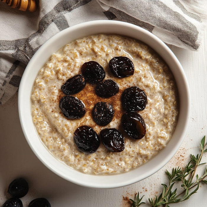 easyChef Pro Cinnamon Honey Oat Bran Bowl with Prunes