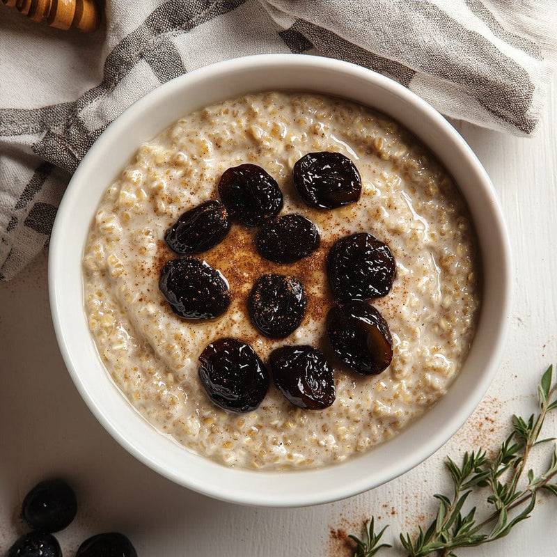 easyChef Pro Cinnamon Honey Oat Bran Bowl with Prunes