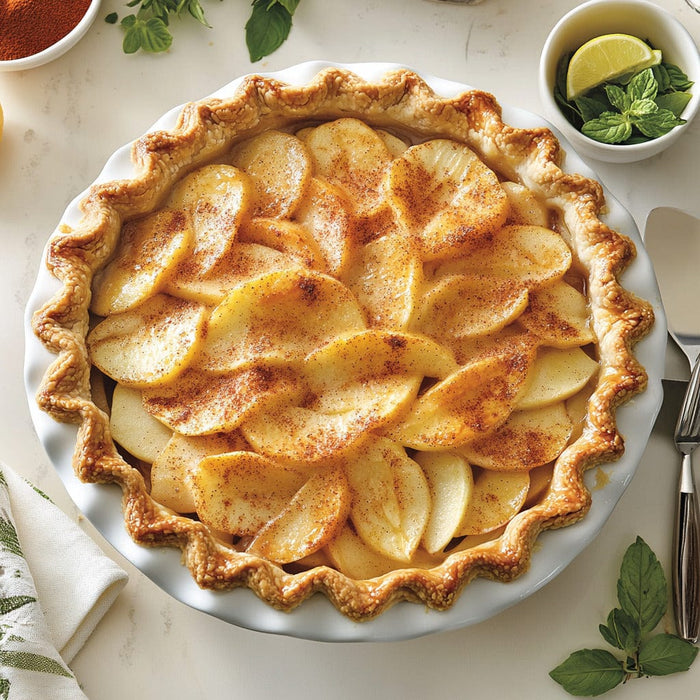 easyChef Pro Cinnamon-Infused Apple Pie with Buttery Crust