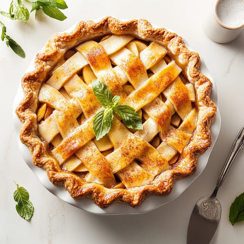 easyChef Pro Cinnamon-Infused Apple Pie with Buttery Crust