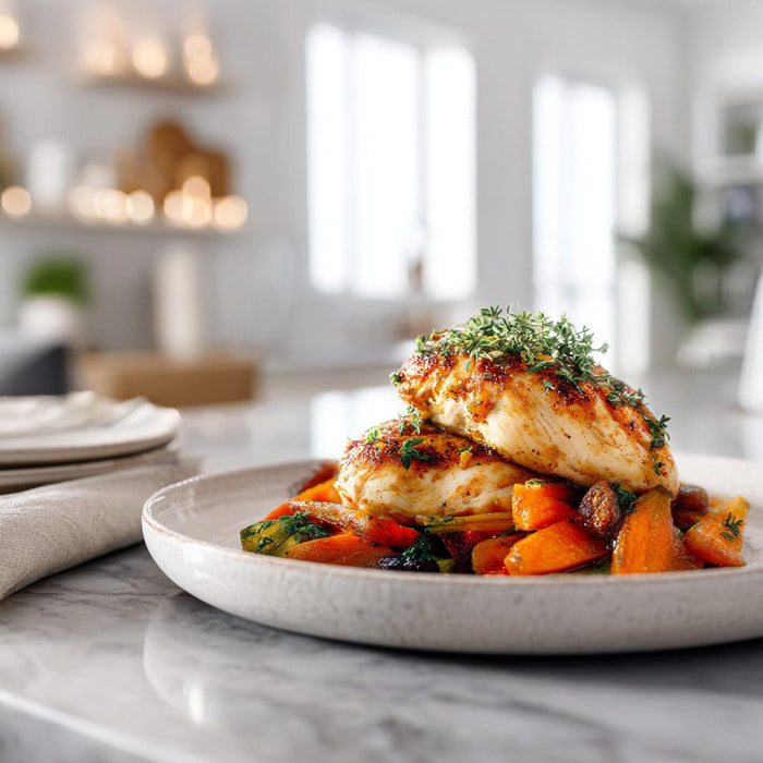 easyChef Pro Cinnamon-Infused Italian Baked Chicken Breasts