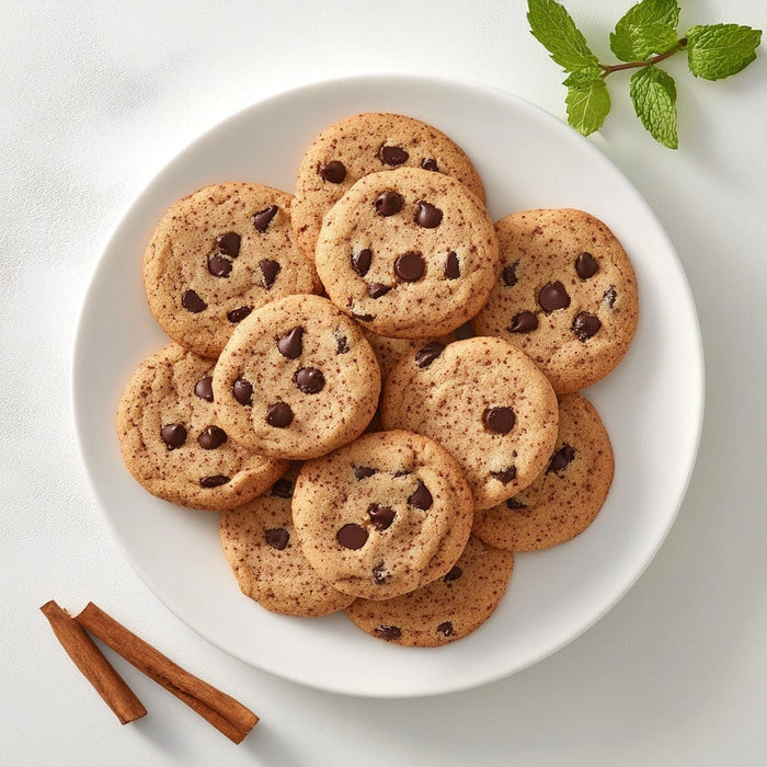 easyChef Pro Cinnamon-Infused Whole Wheat Chocolate Chip Cookies