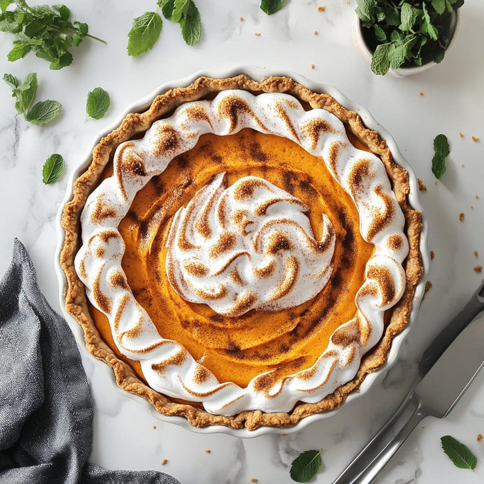 easyChef Pro Cinnamon Marshmallow Sweet Potato Pie