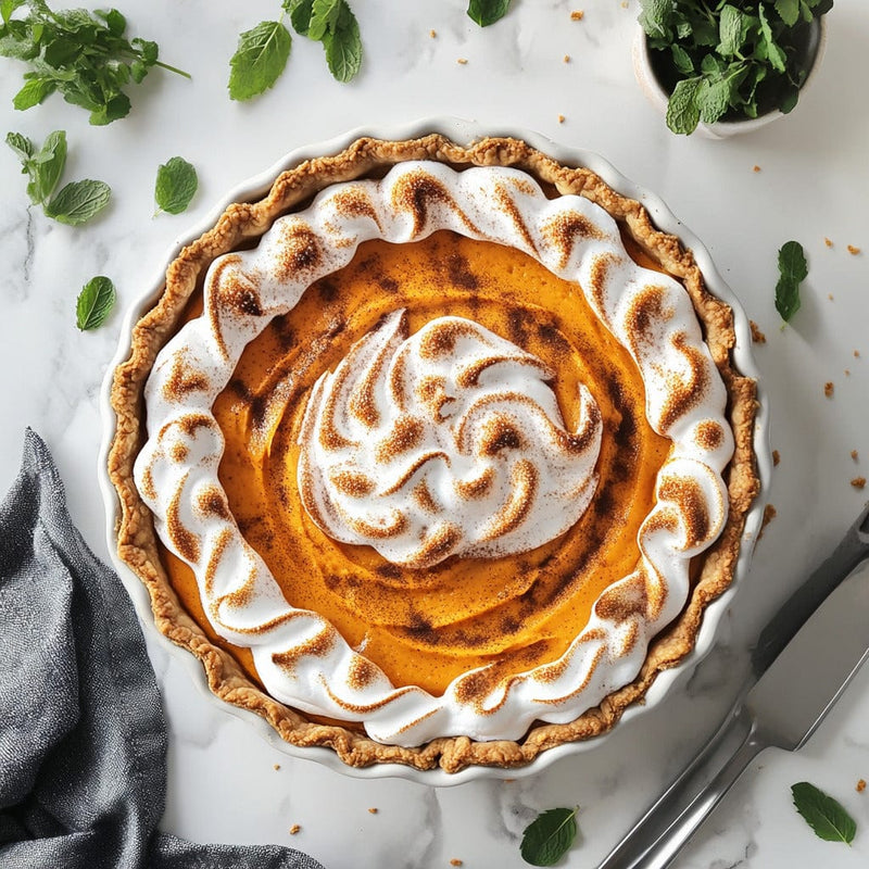 easyChef Pro Cinnamon Marshmallow Sweet Potato Pie
