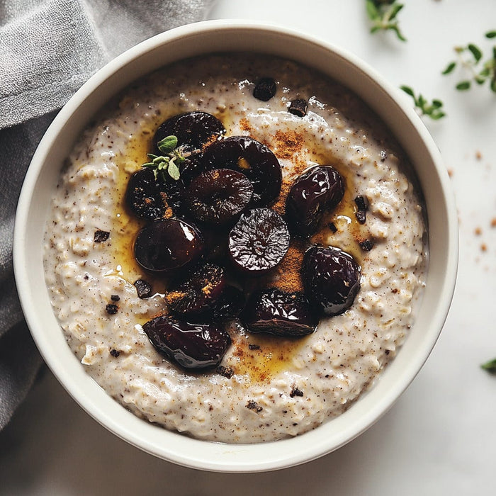 easyChef Pro Cinnamon Oat Bran Bowl with Honeyed Prunes