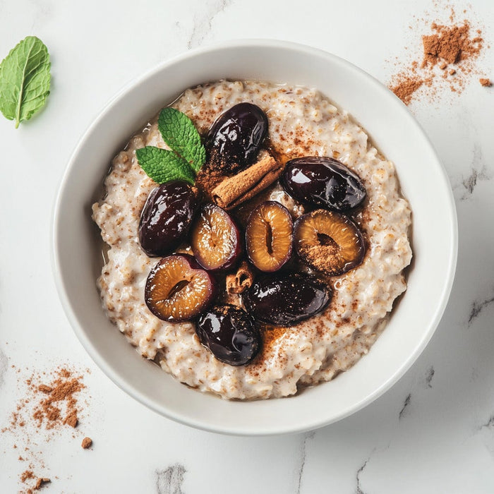 easyChef Pro Cinnamon Oat Bran Bowl with Honeyed Prunes