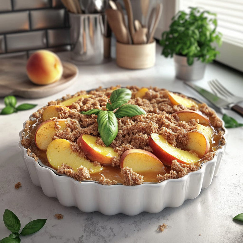easyChef Pro Cinnamon Peach Crumble