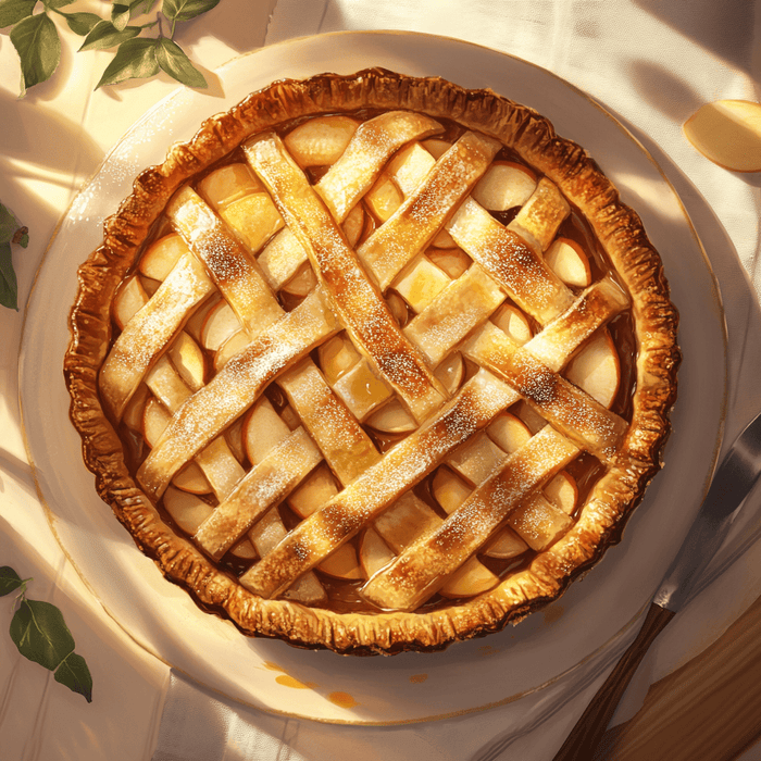 easyChef Pro Cinnamon-Spiced Mile-High Apple Pie Extravaganza