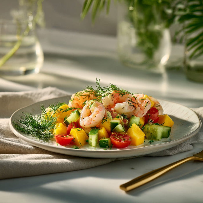 easyChef Pro Citrus Dill Shrimp Salad