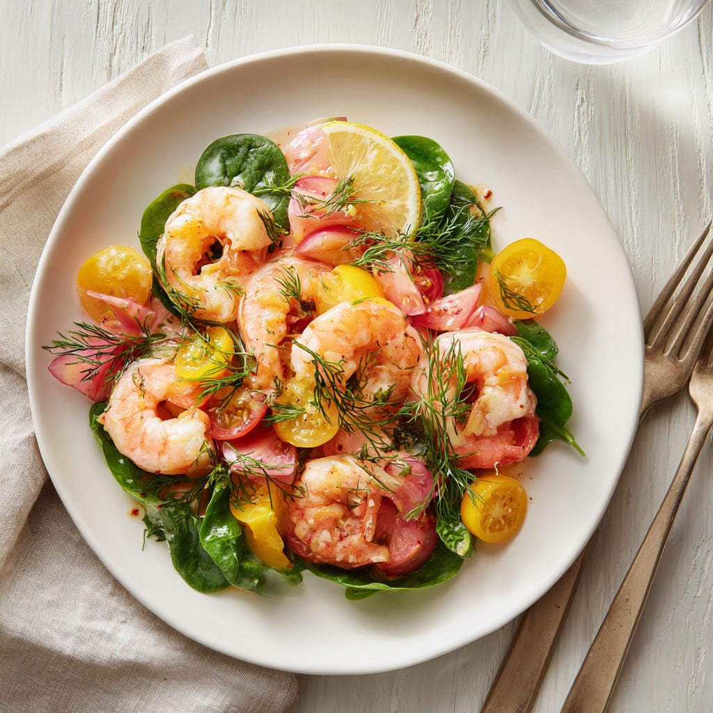 easyChef Pro Citrus Dill Shrimp Salad