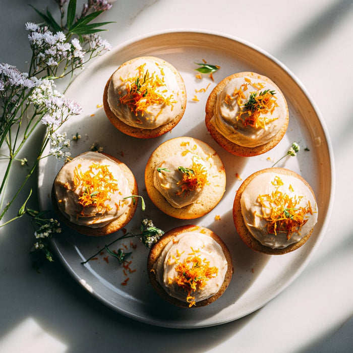 easyChef Pro Citrus-Infused Vegan Vanilla Cupcakes