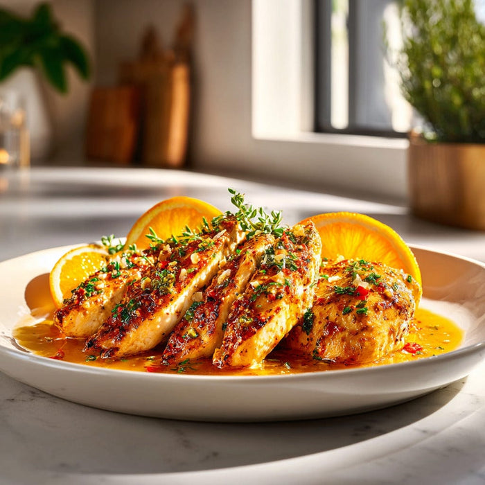 easyChef Pro Citrus-Spiced Chicken Skillet with a Touch of Cinnamon