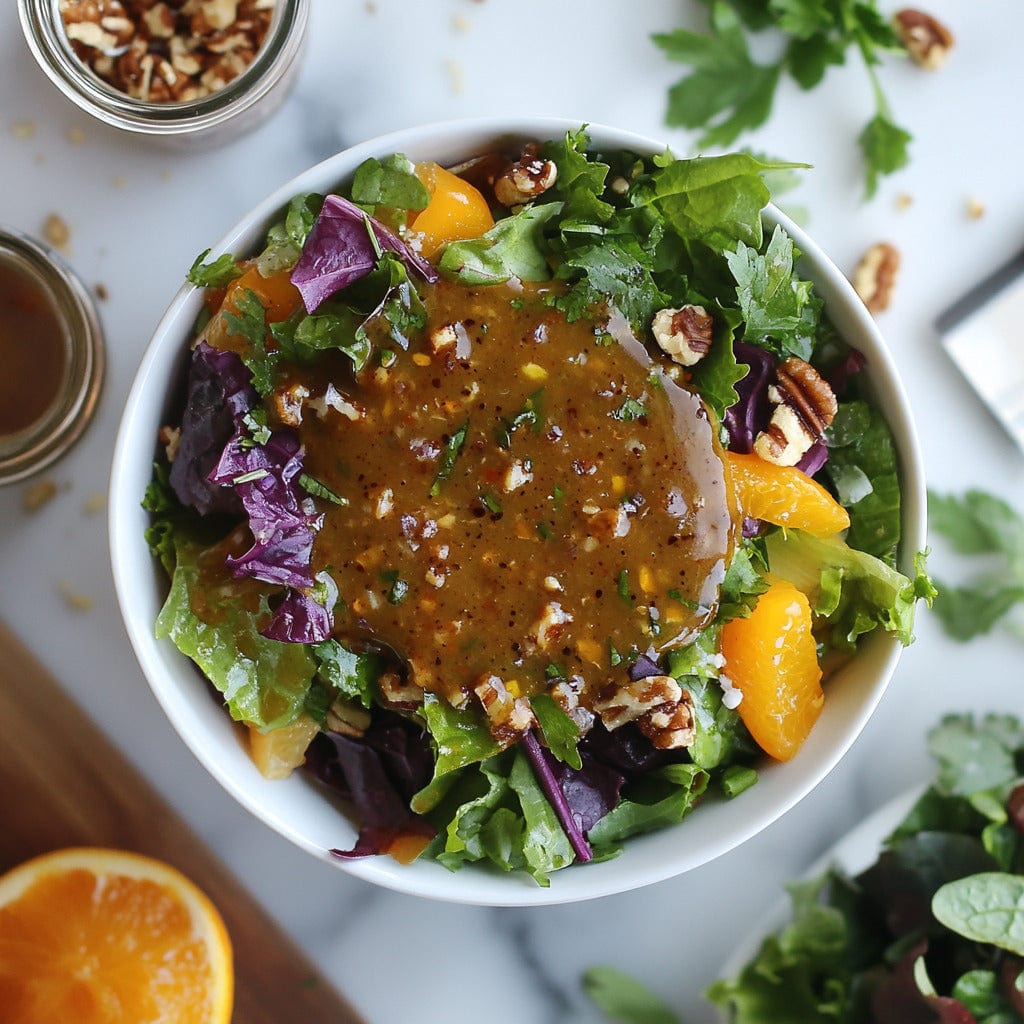 easyChef Pro Citrus Walnut Vinaigrette with Romano Cheese