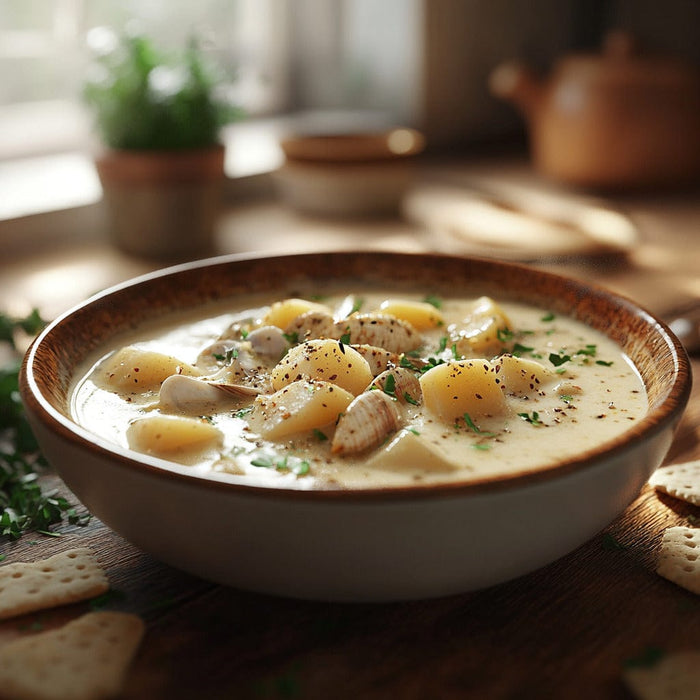 easyChef Pro Clam Chowder with Potatoes
