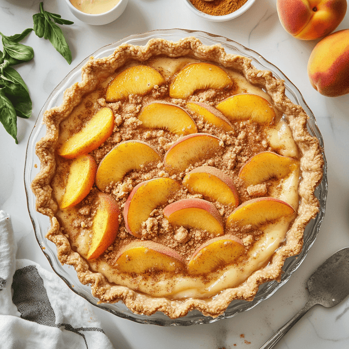 easyChef Pro Classic Peach Cream Pie