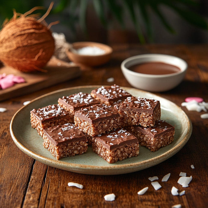 easyChef Pro Coconut Chocolate Rice Crispy Bars