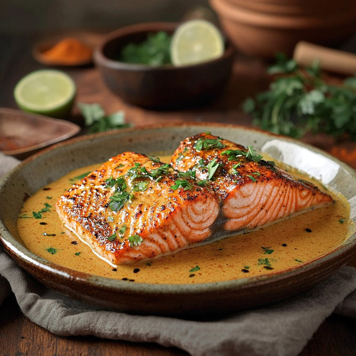 easyChef Pro Coconut-Curry Garam Masala Salmon