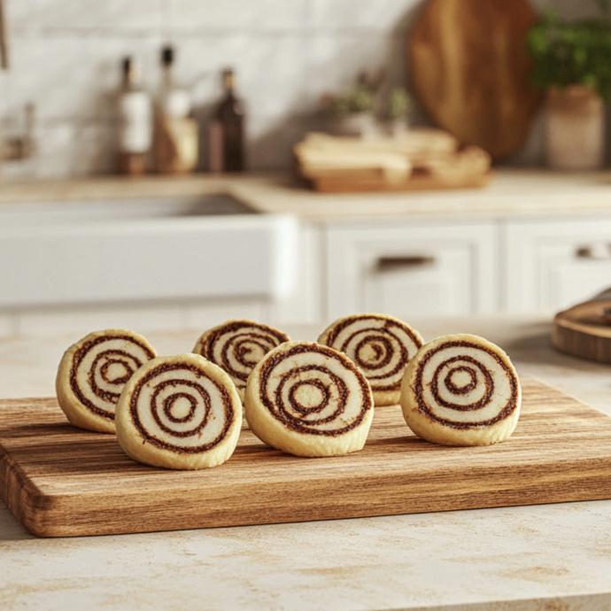 easyChef Pro Coconut Walnut Chocolate Pinwheel Cookies
