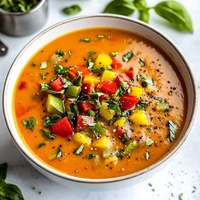 easyChef Pro Colorful Roasted Bell Pepper Soup