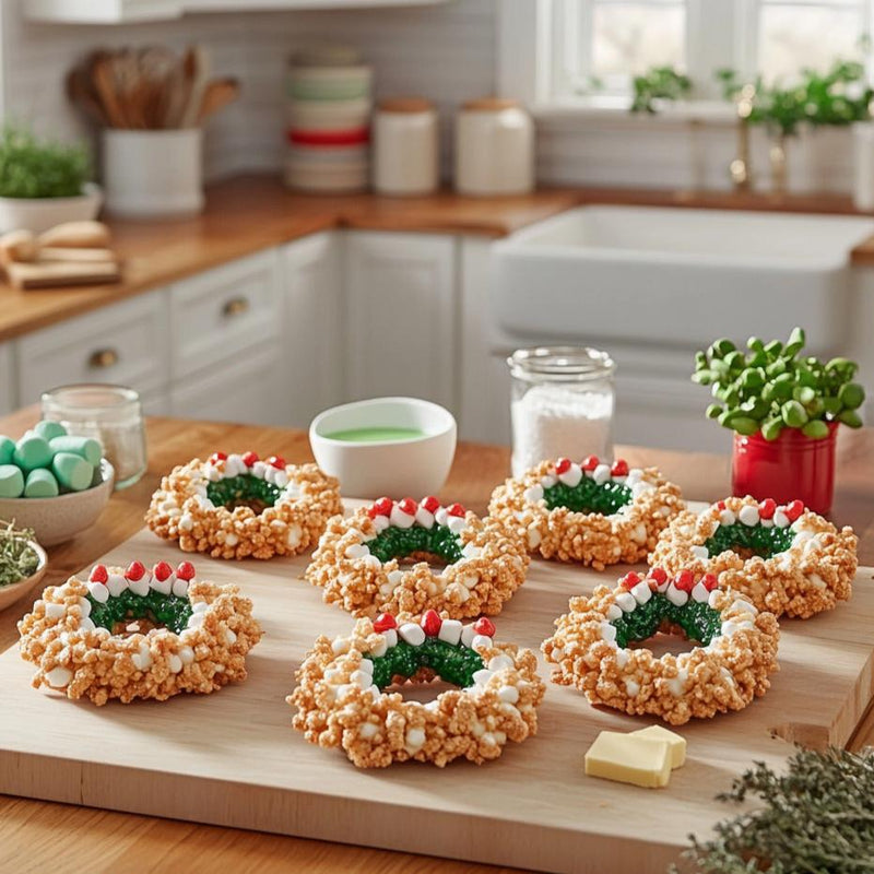 easyChef Pro Cornflake Wreath Cookies