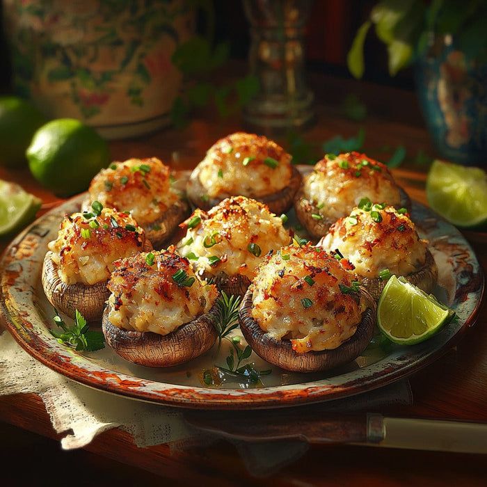 easyChef Pro Crab-Stuffed Mushrooms