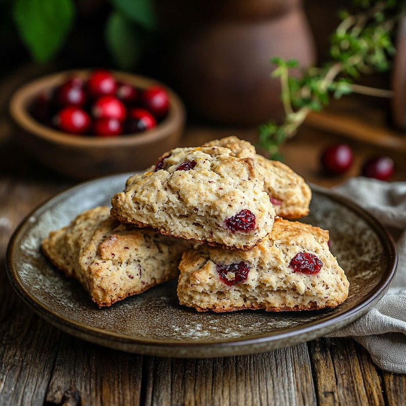 easyChef Pro Cranberry Orange Whole Wheat Scones
