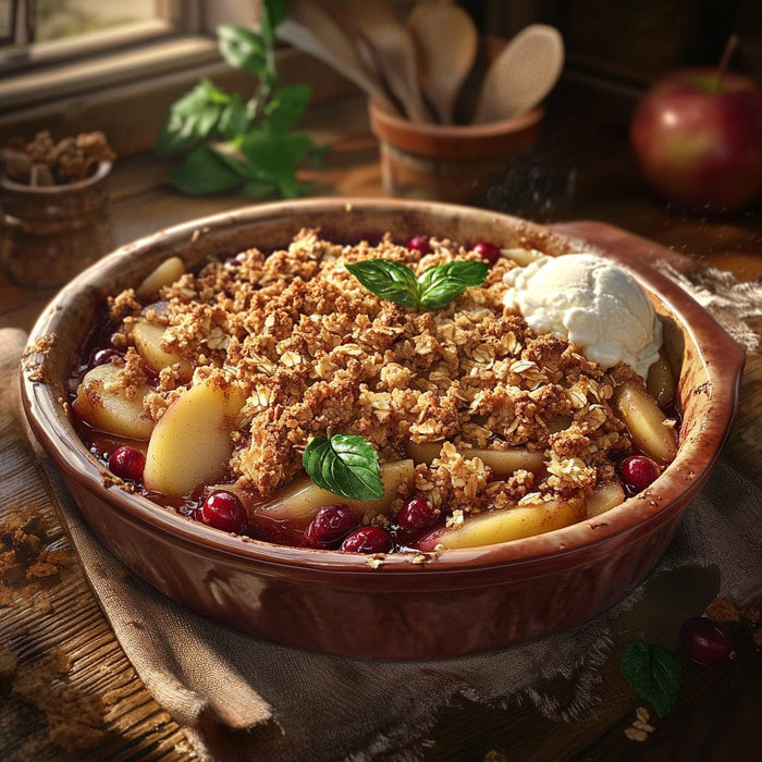 easyChef Pro Cranberry-Pear Apple Crisp