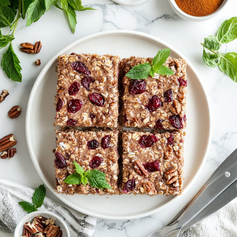 easyChef Pro Cranberry Pecan Oatmeal Bars